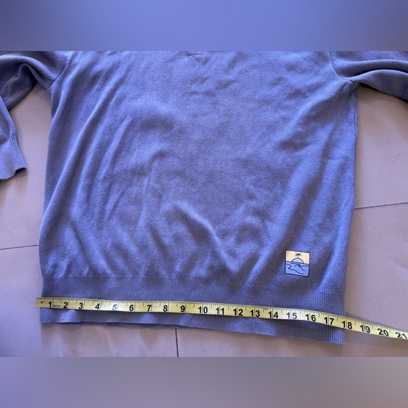 Zara Sweater Collar Fell Explorer Printed At The Back Gray Size M Haft Bottom - Picture 7 of 15